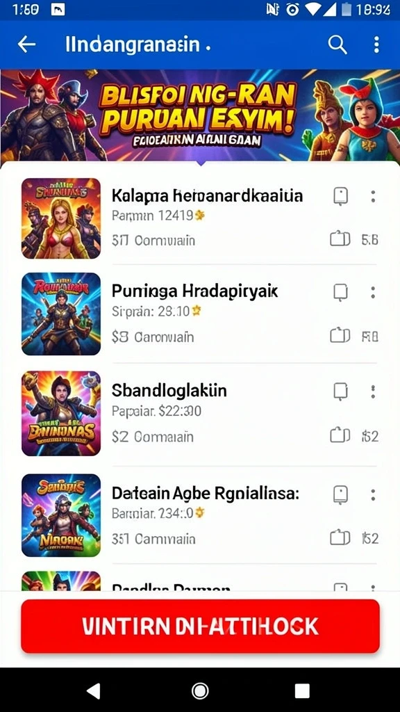 kostoto - Tampilan awal KOSTOTO yang menarik dan user-friendly.