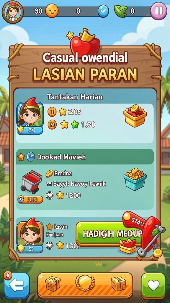 sl999 - Pengguna dapat melihat antarmuka permainan yang intuitif dan menarik.