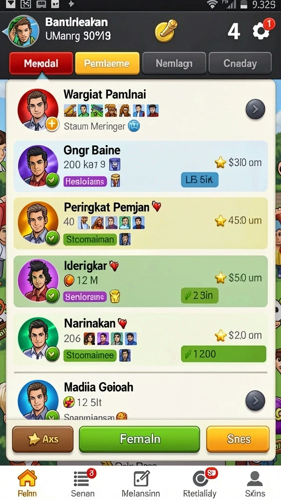 svip9 - Fitur multiplayer yang memungkinkan bermain dengan teman.
